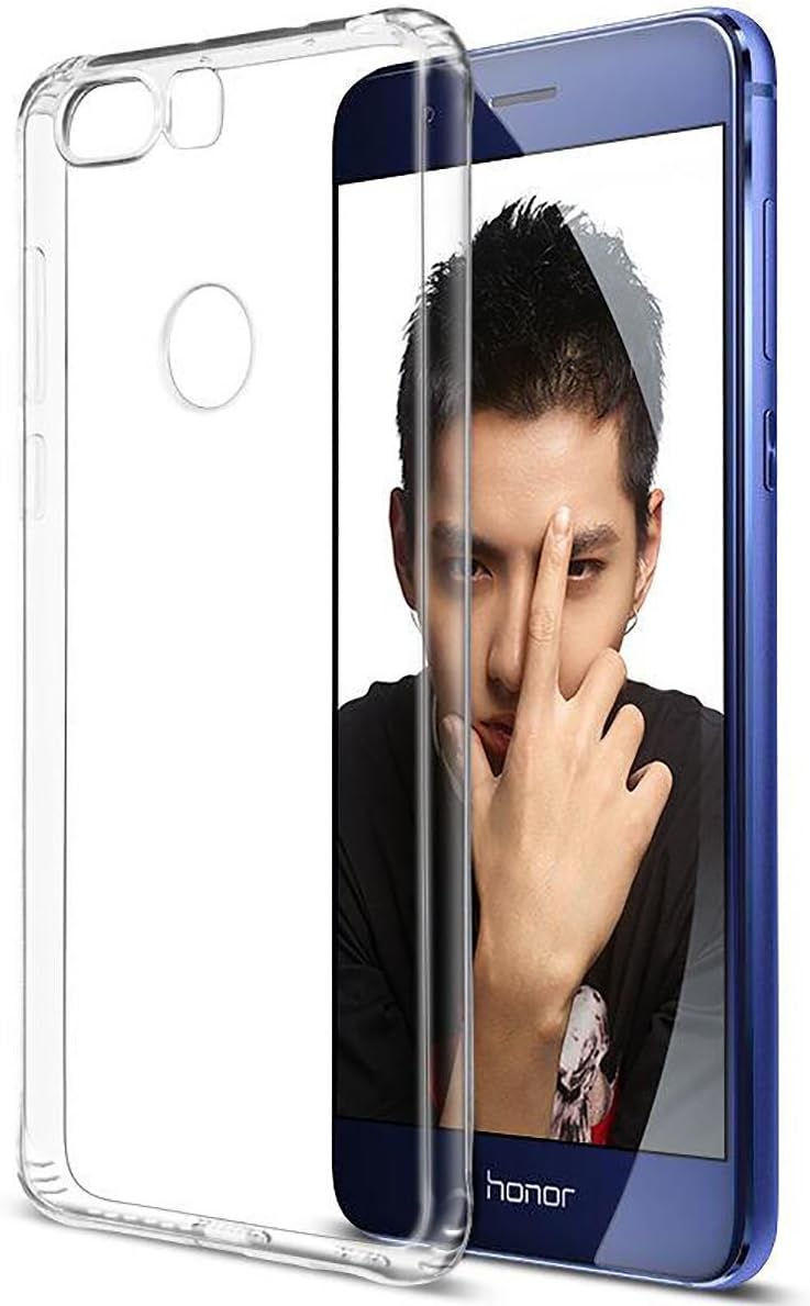 Tektide Case Compatible for Huawei Honor 8, [Invisible Armor] Crystal Clear, Ultra Slim, Soft Resilient,
