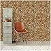 HaokHome 61101 Faux Stacked Chopped Log Woods Wallpaper Peel Stick Wall Murals 17.7