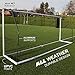 QuickPlay PRO Match-Fold Portable Soccer Goal Range with Carry Bag [Single Goal] Quick Setup Folding Soccer Goal for Clubs, Coaches & The Best Home Soccer Goal on The Market