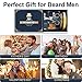 Beard Grooming Kit - Jurgen K Beard Care Kit for Men, Beard Growth Kit 5 in 1 Beard Oil and Balm, Wooden Beard Brush and Comb, Sharp Beard Scissors Luxury Gift Box and Free E-Book