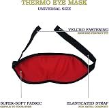 ED Microwavable Eye Mask Flaxseed Hot Cold Reusable Dry Eyes Migraine Relief view 2
