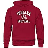 Barnesmith College Football Hooded Sweatshirt with Pocket, Unisex Cotton/Poly Blend, Helmet Logo