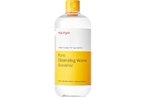 ma:nyo Pure Cleansing Water | Triple Micellar Technology for Sensitive Skin, Makeup Remover & Hydrating Cleanser, Korean Skincare 16.9 fl oz (500ml)