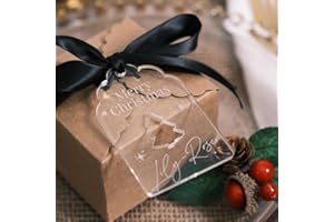 Personalised Christmas Dinner Party Favours Table Decor Christmas Table Setting Name Place Setting Place Cards (10 pcs)