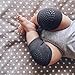 Kindstore,Functional Baby Crawling Anti-Slip Knee Compression Sleeve Unisex Kneecap Coverage(dark-gray)
