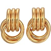 Heaven Mayhem Mini Knot Earrings – Sculptural Twisted Design – Lightweight