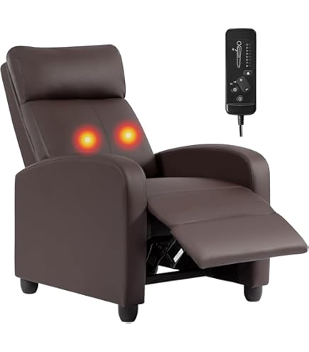 Poltrona relax girevole con poggiapiedi, reclinabile 145°, ecopelle nera, design elegante e confortevole | Leroy Merlin