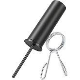 CAELUM Weight Stack Pin Extender with Spring Clip, for Cable Machine 1Pack | 120LB Capacity, Solid Steel, Gym Weight Stack Pin for LAT Pulldown, Functional Trainer Home Gym, Strength Trainers