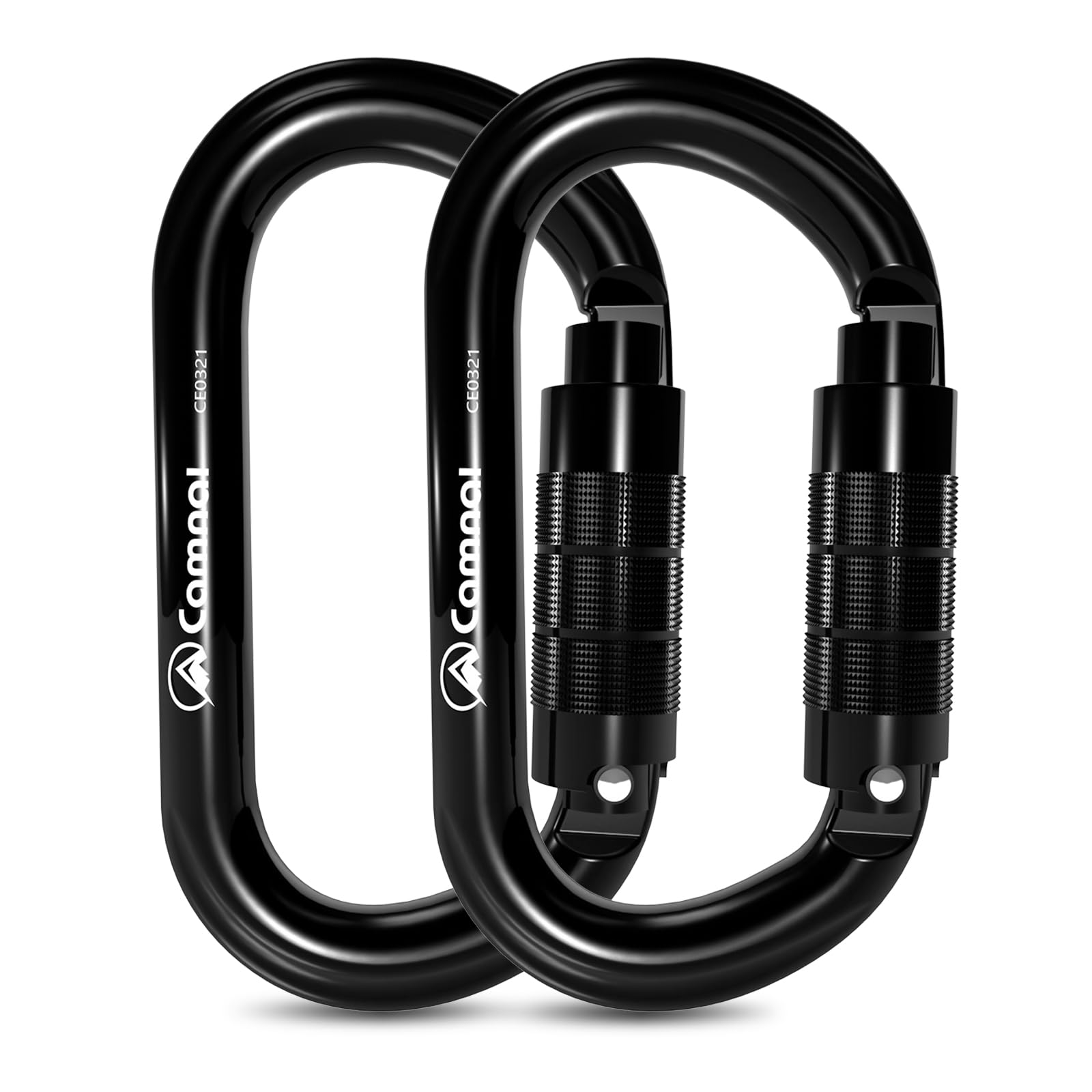 CAMNAL Auto Locking Climbing Carabiner Clips, Heavy