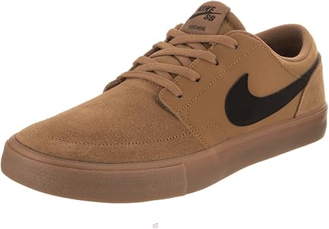 nike sb solarsoft portmore ii men's nubuck skate shoes