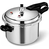 Small Pressure Cooker for Stovetop Multi Cooking Stovetop Pressure Cookers | 4.2qt Pressure Cooker Non Electric Compact Design Fast Cooking and Even Heat Distribution Gas Stovetop Pressure Cookers Pot