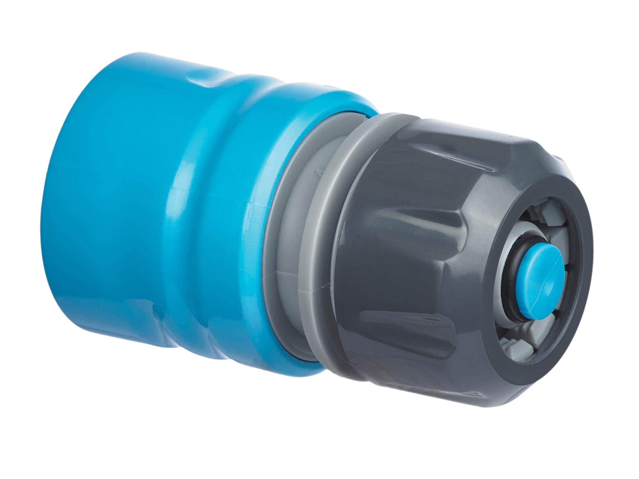 Flopro 70300536 Water Stop Garden Hose Connector, Blue, 3.4 x 3.4 x 5.8 cm