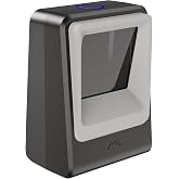 TEEMI TMSL-60 1D/2D Barcode Scanner, USB Hands-Free Desktop, Black | USB Wired, Omnidirectional, Screen Capture, Virtual COM Port, Data Formatting