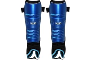 Uwin Childrens/Kids Hockey Shin Guards (M) (Pink/Purple/Black)