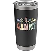 Gammy Gifts Women Wildflower Floral Design Gammy Stainless Steel Insulated Tumbler