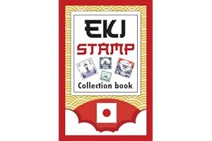 Eki Stamp collection book: collect souvenir ink stamps on your trip to Japan with this pocket sized book