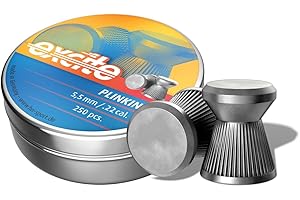 H&N Excite Plinking Airgun Pellets 0.22 Cal, 12.96 Grains, Wadcutter, 250 Count