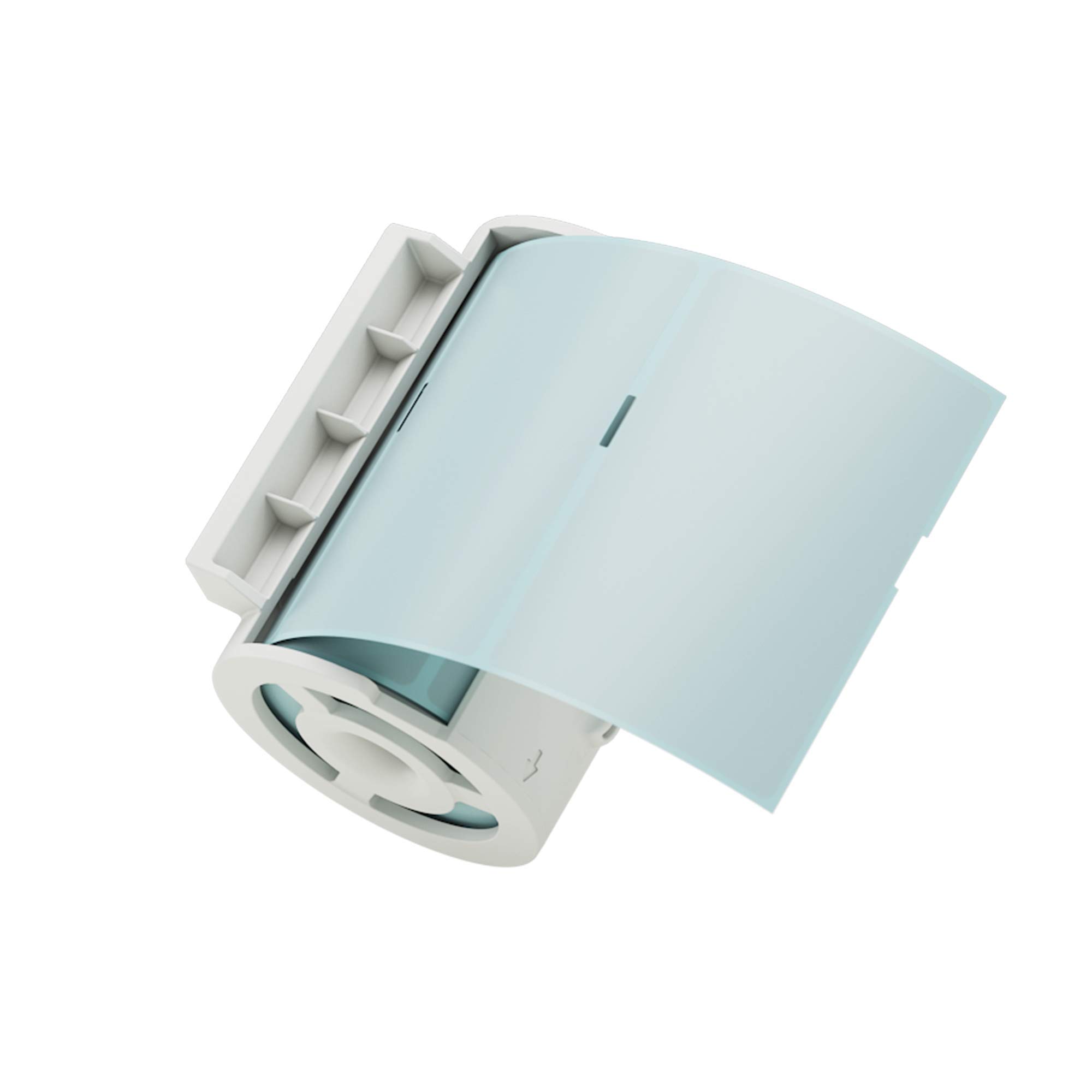 MANGOSLAB 3" x 2" Clear Label Paper Cartridges for Nemonic Label Printer, MIP-001LW - 190 Labels Per Roll