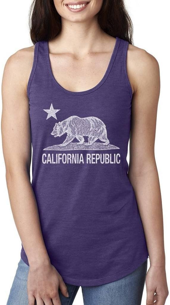 California Republic Vintage Women's Tank Top West Coast Tank Tops