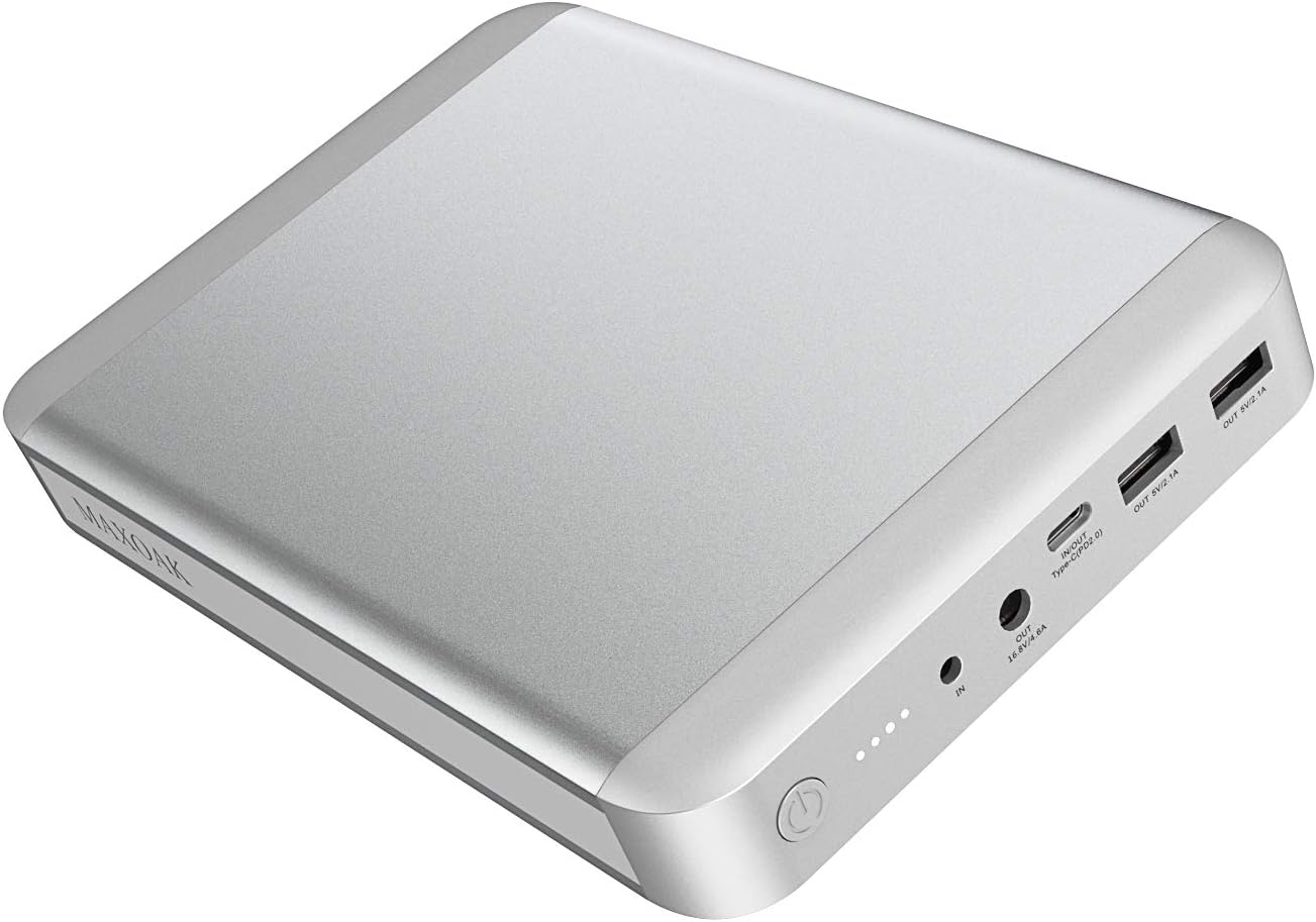 Portable Charger 36000mAh Type C Power Bank for MacBook/MacBook Pro/MacBook Air 11/12/13/15/17Inch PD USB-C 5/9/12/15/20V External Battery Pack for 2006-2018 Apple Laptop/Notebook/ipad/iPhone & more