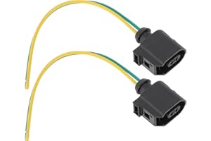 TUCKBOLD ABS Sensor Connector for Volkswagen Golf 2004-2017 for Audi A4 2011-2012 2 Pin ABS Sensor Pigtail/Socket 6E0973702 M