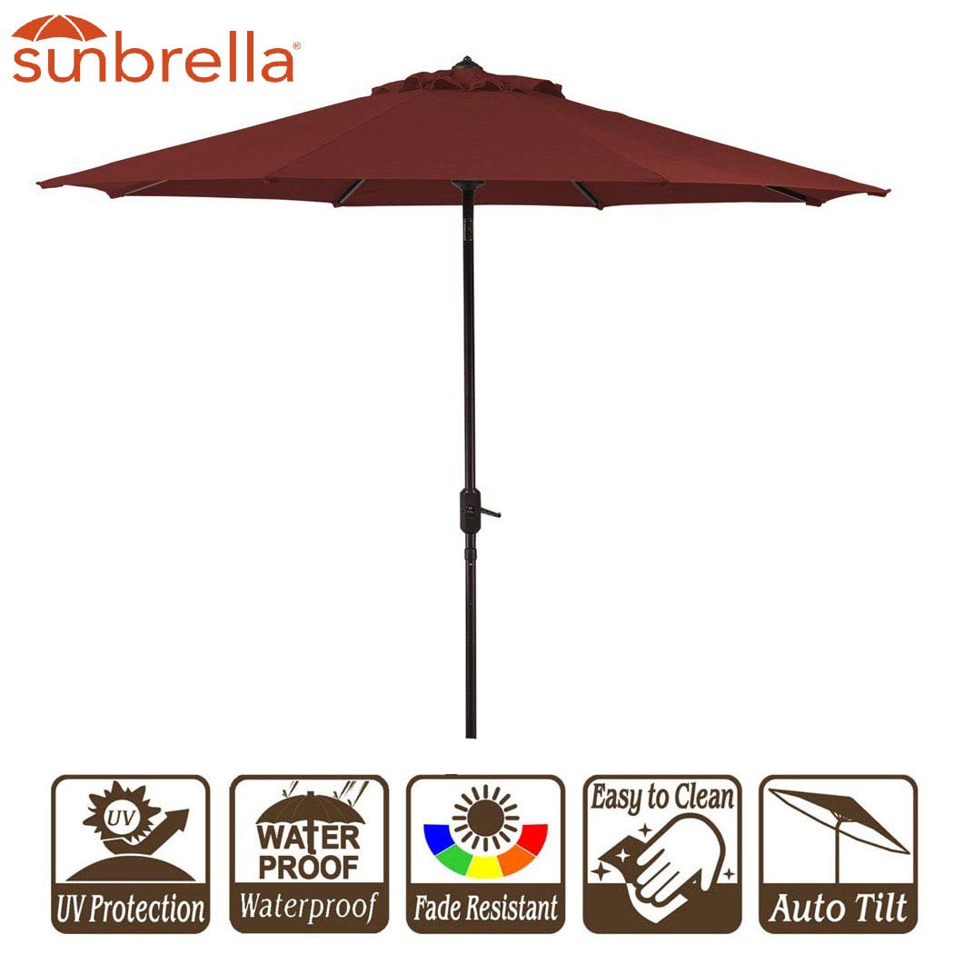 Best patio table umbrella red