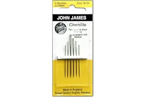 John James Chenille Needle Sz18/24 6pc