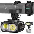 Magicshine HORI1300S Bike Headlight, 1300 Lumens Front Light Compatible with Garmin Mount, High & Low Beam, USB-C Rechargeabl