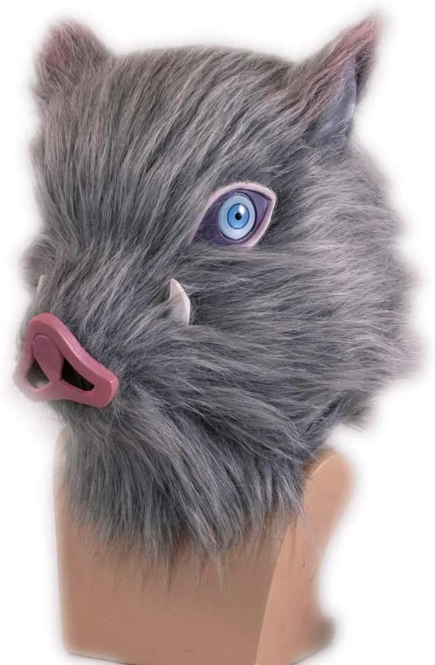 Pluscraft 鬼滅の刃 嘴平伊之助 きめつのやいば はしびらいのすけ マスク イノシシ コスプレ 小道具