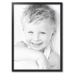 ArtToFrames 28x39 Inch Black Picture Frame, This