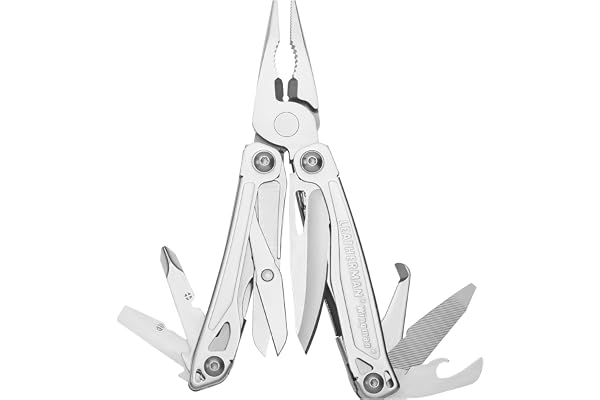 LEATHERMAN, Wingman Multitool with Spring-Action Pliers and Scissors, Stainless Steel