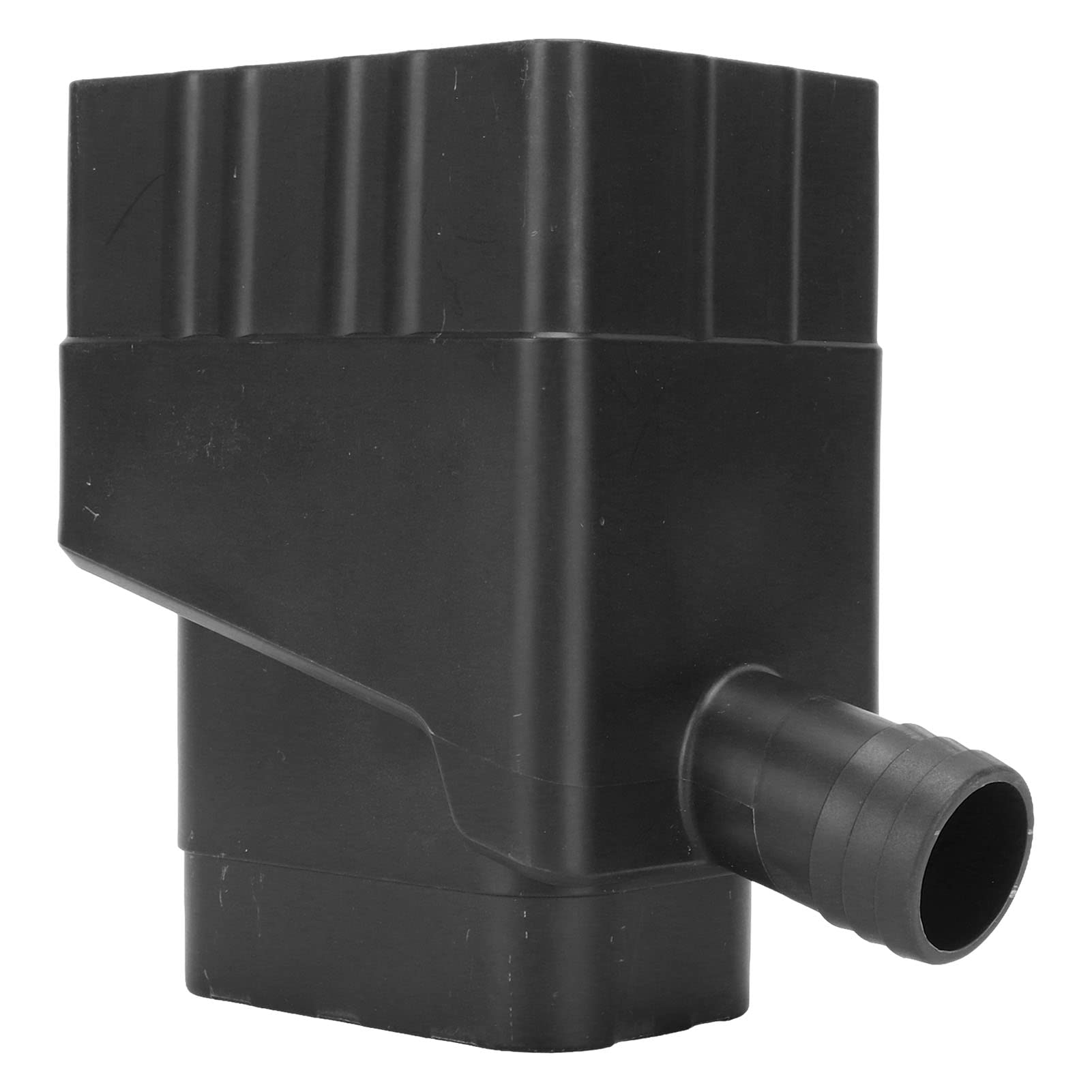 Topiky Rainwater Collection System, Rain Barrel Diverter Kit, Reusable Standard Downspout Water Rainwater Collection Diverter with Trimmable 40in Hose for Lawn Garden (Black)