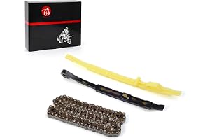 Cam Timing Chain and Guides Compatible with HONDA TRX450ER 2006-2014 TRX450R 2006-2009 CRF450R 2002-2008 CRF450X 2005-2015 14401-MEB-671 14620-MEN-671 14510-MEB-670