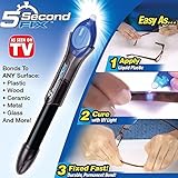 5-Second Fix/Fill/Seal/Repair UV Light Glue Liquid-Plastic Welding Tool Pen