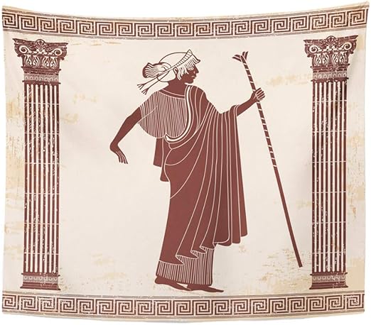 Amazon Com Emvency Tapestry Artwork Wall Hanging Greece In