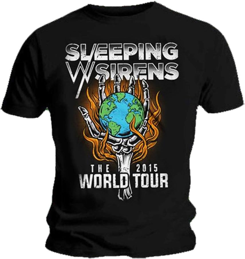 Sleeping with Sirens Official T Shirt The 2015 World Tour