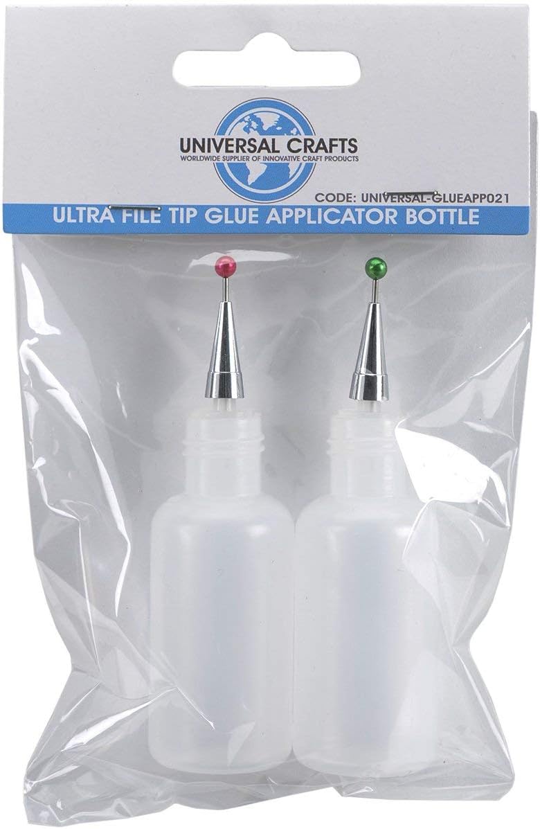 Ultra-Fine Tip Glue Applicators 2/Pkg-.5oz