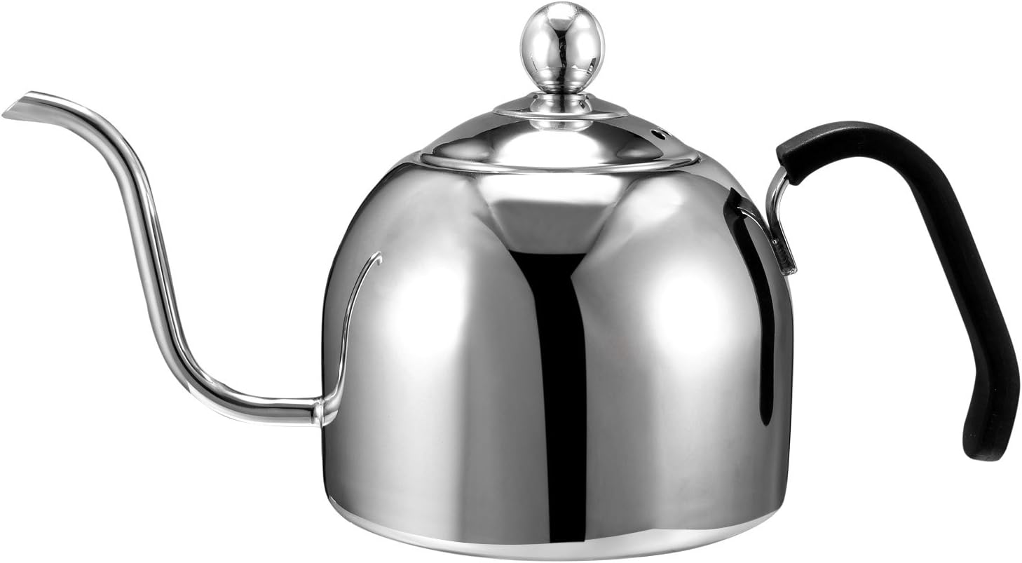 Homdox 1.2L Thin Spout for Pour Over Drip Coffee / Tea Kettle