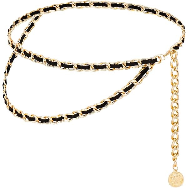 HIQUACC MultiLayer Waist Chain Belts for Women, Adjustable  display picture 1