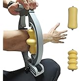 myogaga Tennis Elbow Relief & Pain Relief Forearm Roller with Three Replaceable Massage Rollers for Tissue and arm Massager(Comes with 3 Massage Rollers)