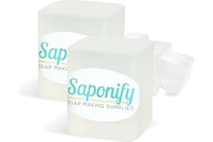 SAPONIFY SOAP MAKING SUPPLIES Saponify - 2Lb Ultra Clear Soap Base, Unscented Base, Easy to Use Glycerin Soap Base for Soap Making
