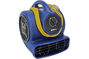 OdorStop OS1000 Professional Grade Blower 1/5 hp, 1400 RPM with 10 ft. Cord,Blue