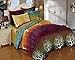 Swanson Beddings Rainbow Tree 3pc Duvet Bedding Set: Duvet Cover and Two Pillow Shams (King)