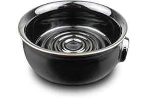 Bicrops Shaving Soap Bowl For Men, Easier to Lather Black