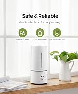 raydrop Humidifiers for Bedroom 1.70L Quiet Ultrasonic Filterless 32dB UK 220V view 5