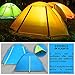 Weanas Professional Backpacking Tent 2 3 4 Person 3 Season Weatherproof Double Layer Large Space Aluminum Rod for Outdoor Family Camping Hunting Hiking Adventure Travel (Azure, 3-4 Person)