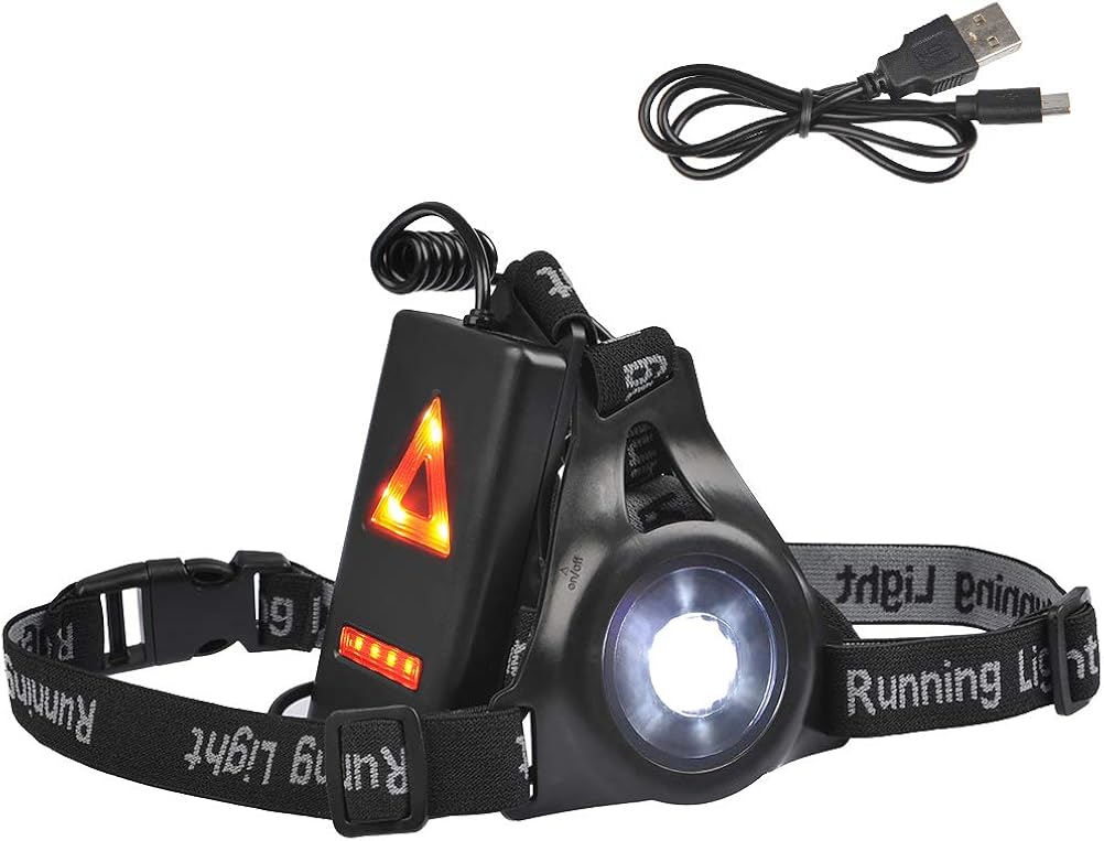 Running Lights Lamp for Runners, Safety Chest Running Lights for Night