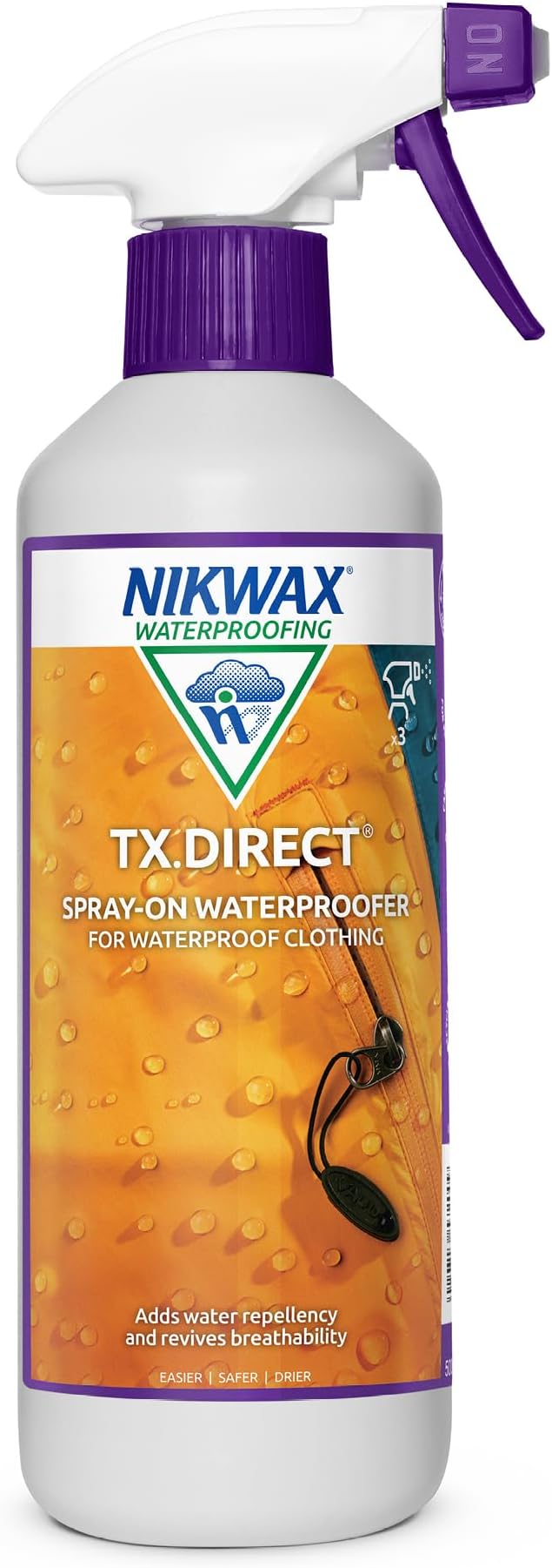 Nikwax TX.Direct Spray-On 500ml Waterproofing Spray for Clothing