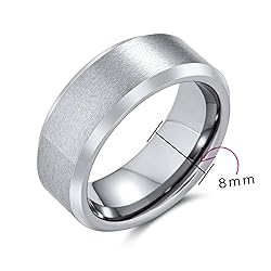 Wide Polished Beveled Edge Brushed Matte Couples