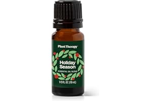 Plant Therapy Holiday Season Synergy Essential Oil 10 mL (1/3 oz) 100% Pure, Undiluted, Therapeutic Grade